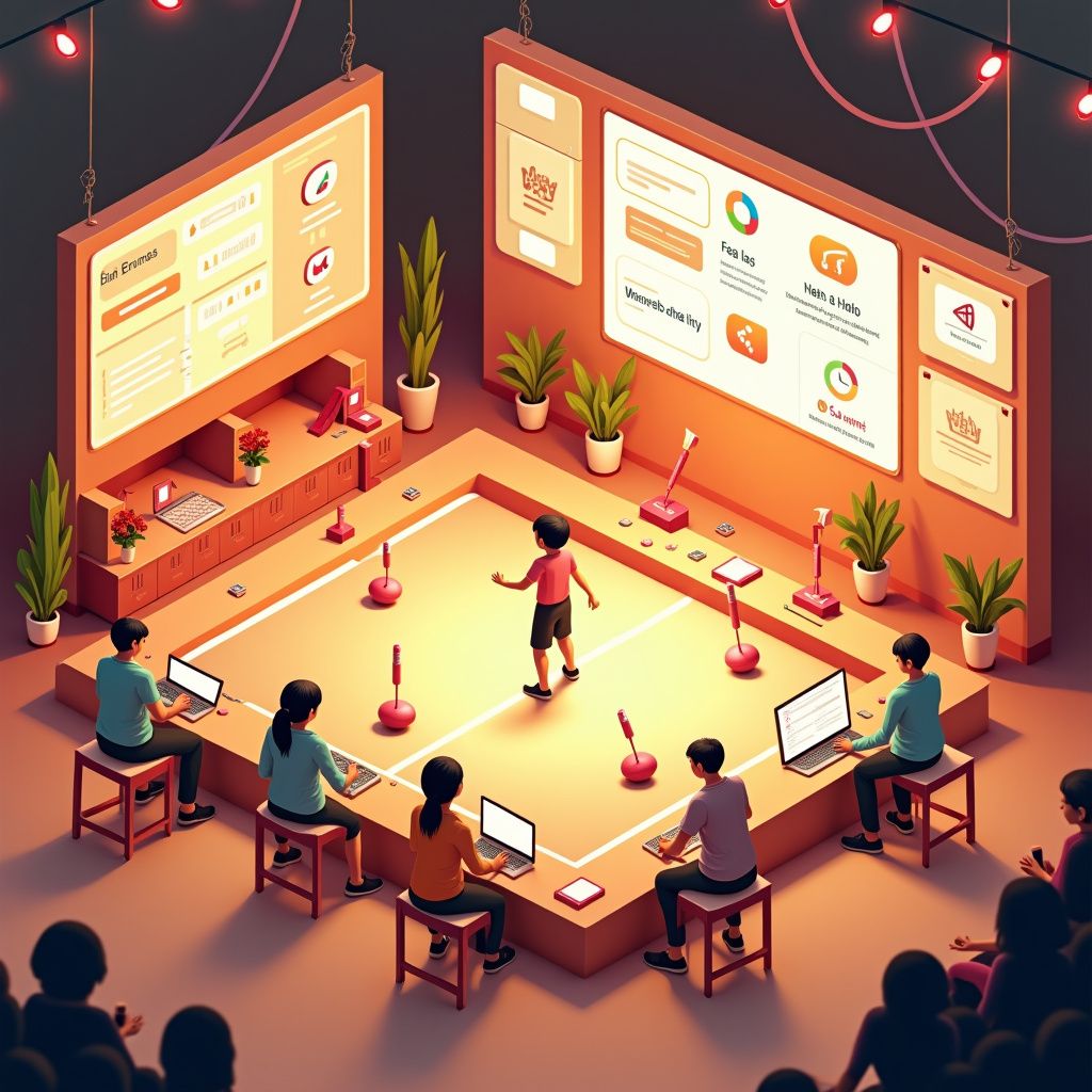 Tổ chức thi đấu và bình chọn đội nhóm thể thao cực kỳ tiện lợi